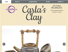 Tablet Screenshot of carlasclay.com